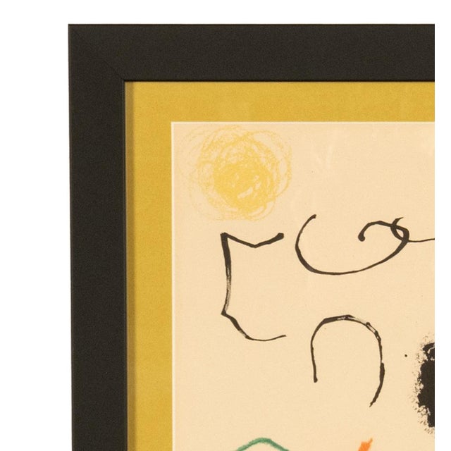 Joan Miró Original Signed & Numbered Surrealist Color Lithograph Obra Inèdita Recent VIII by Joan Miró, 1964 For Sale - Image 4 of 15
