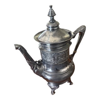 Victorian Egyptian Revival Derby Silver Co. Quadruple Plate Coffee Pot, C. 1875-1898 For Sale