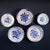 Fajalauza Granada Blue and White Plates from Lebrillos, 1800s, Set of 5 For Sale - Image 9 of 9