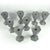Decorative Metal Table Candlesticks, 1960s, Set of 8 For Sale - Image 6 of 15