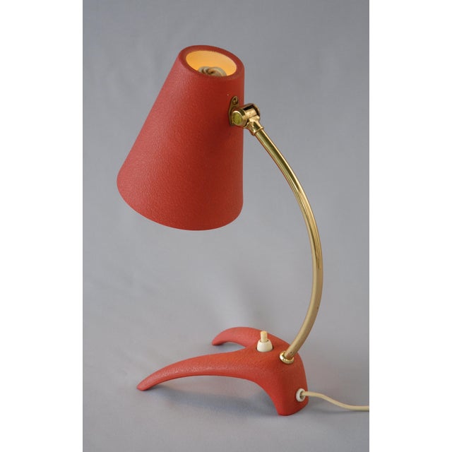 Metal Mid-Century Model B52 Desk Lamp by Ewa Värnamo, Sweden, 1950s For Sale - Image 7 of 11