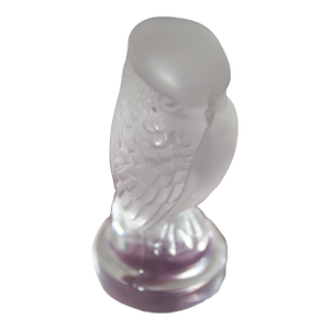 Late 20th Century Lalique Owl Figurine