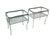 Vintage Wrought Iron Outdoor Patio Accent/Side Tables A Pair of Woodard's most sought-after and highly desirable patterned...