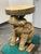 Design Plus Gallery presents a Vintage Elephant Pedestal Side Table. This sculptural table is formed from a composite...