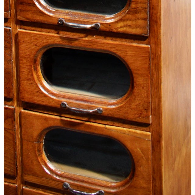 Vintage Haberdashery Shop Display Cabinet from Dudley & Co, 1940 For Sale - Image 11 of 13