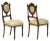 French 1800s Antique French Louis XVI Style Carved Floral Side Chairs- Set of 6 For Sale - Image 3 of 5