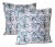 Botanical Reversible Accent Pillows - a Pair For Sale
