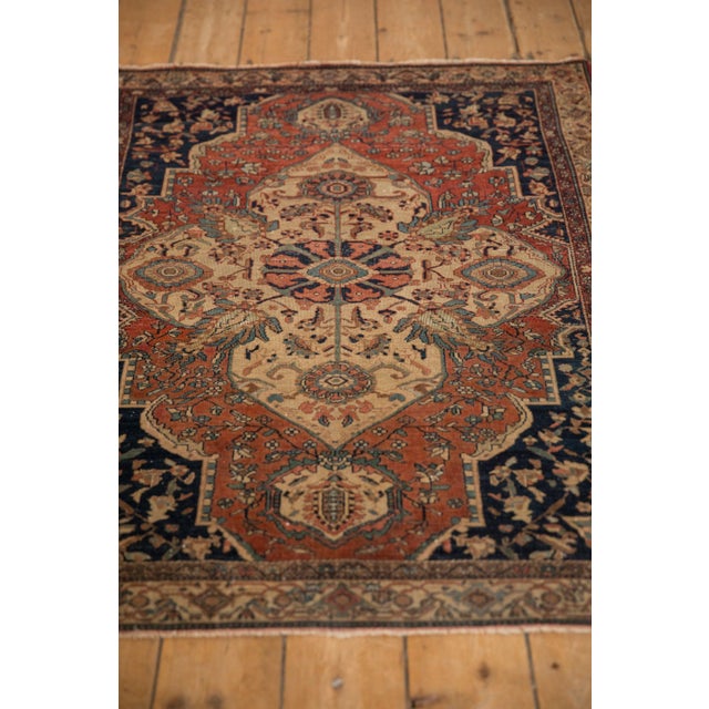 Old New House Vintage Farahan Sarouk Rug - 3'3" x 4'8" For Sale - Image 4 of 13
