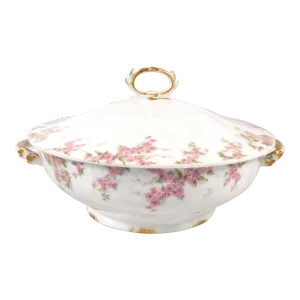 1930s Charles Field Haviland Gda Covered Casserole Dish in Schleiger 1289