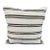 Turkish Hemp Pillow Cushion Natural Beige Black Cushion Cover 20"x20" For Sale