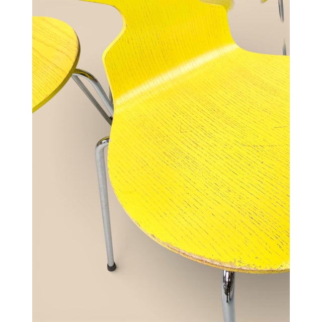 1970s Model 3101 The Ant Chairs by Arne Jacobsen for Fritz Hansen, 1970s, Set of 6 For Sale - Image 5 of 9