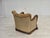 Danish Relax Armchair in Furniture Velour and Carved Oak Wood, 1950s For Sale - Image 9 of 18