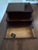 Wood Authentic Barbara Barry for Baker Modern Regency Dark Mahogany Three-Tier Side Table (1990s) For Sale - Image 7 of 8