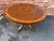 Late 20th Century Vintage George III Style Brass Marquetry Burlwood Breakfast Table For Sale - Image 10 of 10