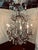 Heavy lead crystal Chandelier, just rewired and refreshed here in the USA. The amazing French piece has been authenticated...