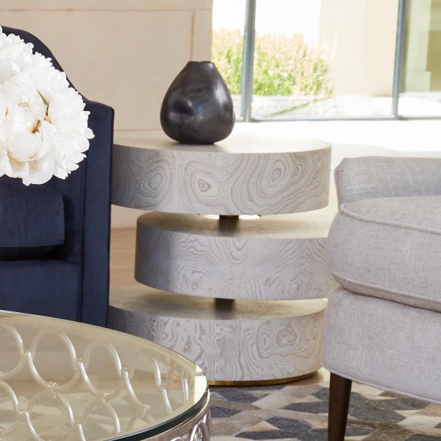 Global Views Global Views Pivot Side Table Designed by Ahsley Childers For Sale - Image 4 of 5