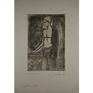Carlo Carrà, After the Bath, Edition 25, 1924, Etching For Sale