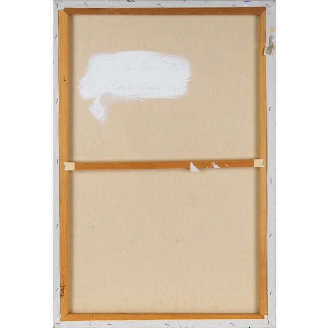 Purple "Escape From Grape Jelly" - Expressionist Composition in Acrylic on Canvas by Charles David Francis For Sale - Image 8 of 9