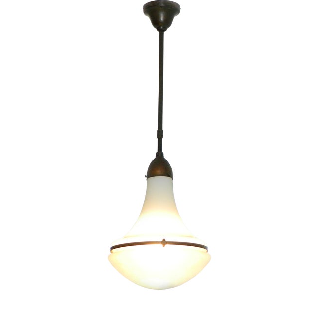 Luzette 1516 Pendant Lamp by Peter Behrens for Siemens Schuckert Werke, Germany, 1930 For Sale