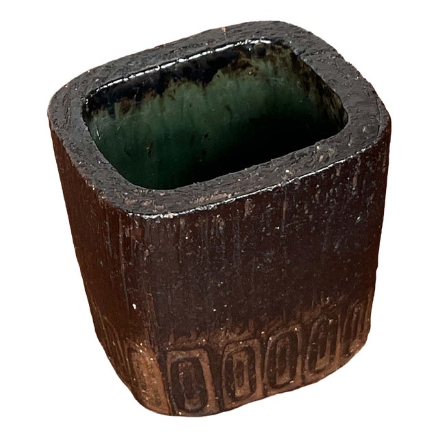 Mid-Century Modern Danish Studio Pottery Bowl by Jytte Trebbien and Harry Nielsen for Tusbo, 1960s For Sale