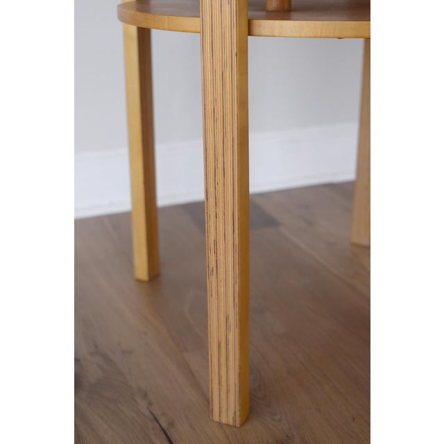 Alvar Aalto Style 2-Tier Round Side Table For Sale - Image 15 of 15