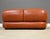 Brown 1970s Brown Leather Sapporo Loveseat Sofa by Mario Marenco For Sale - Image 8 of 10