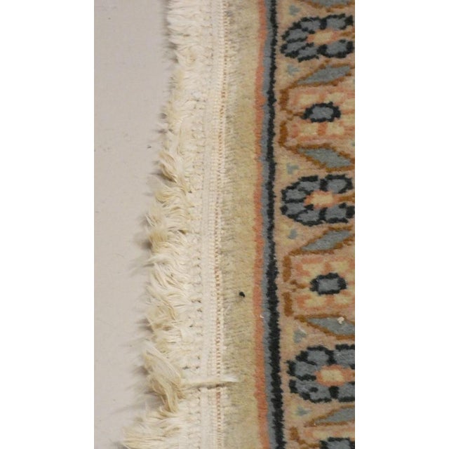 Blue Middle Eastern Rug with Coat of Arms, 1970s For Sale - Image 8 of 18