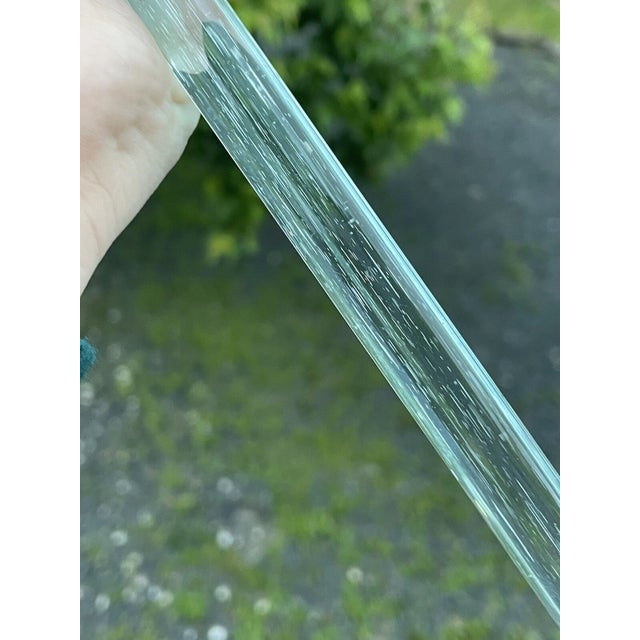 Antique 19th C. Blue Twist Glass Victorian End-of-Day Whimsy Art Hand Blown Cane For Sale - Image 16 of 18