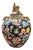 Large Chinese Hand-Painted Mille Fleur Famille Noir Porcelain Ginger Jar For Sale