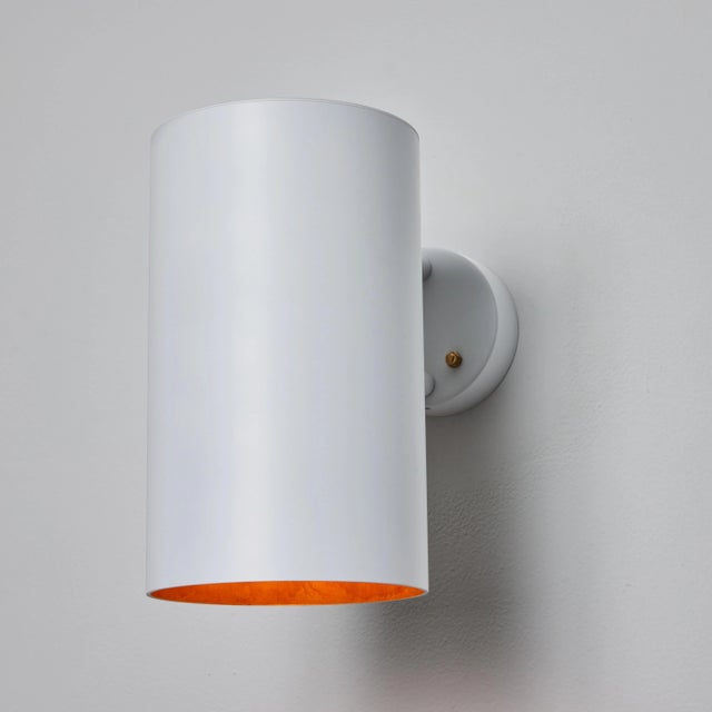 White Large Hans-Agne Jakobsson C 627 'Rulle' Outdoor Sconce in White For Sale - Image 8 of 12