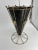 Mid 20th Century Mid Century Modern Brass and Black Umbrella Stand With Brass Leaves For Sale - Image 5 of 8