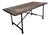 Restoration Hardware Flatiron Rectangular Dining Table in Reclaimed Wood For Sale