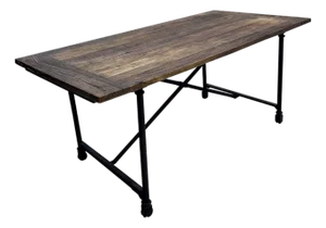 Restoration Hardware Flatiron Rectangular Dining Table in Reclaimed Wood