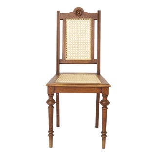 Vintage Belgian Dining Chair in Beech Wood, 1930s For Sale