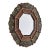 Robert M. Weiss Octagonal Mirror in Reverse Painted Frame For Sale