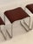 Vintage Bauhaus Stools, 1970s, Set of 3 For Sale - Image 3 of 9