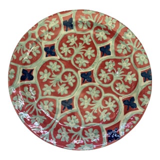 Anthropologie Adele Hearts and Flowers Dinner Plate For Sale