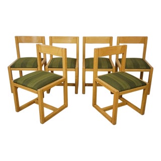 Vintage Dining Chairs, 1960s, Set of 6 For Sale