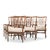 Transitional Barbara Barry for Baker Script Rattan Dining Chairs - Set of 6 For Sale - Image 3 of 11