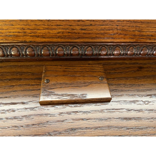 Wood Antique Oak Lectern/Pulpit/Podium For Sale - Image 7 of 9