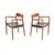 Mid-Century Modern Vintage Danish Model 57 Chairs from Niels Moller, 1960s, Set of 2 For Sale - Image 3 of 11