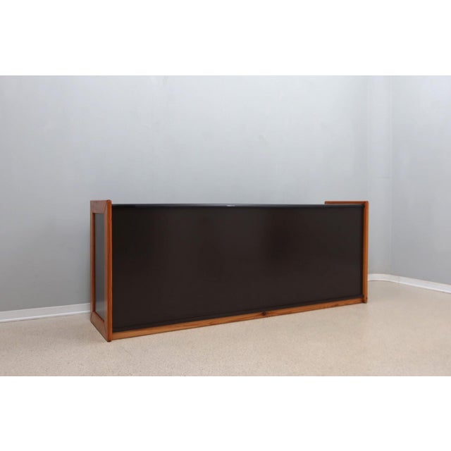 Wood Vintage Postmodern Laminate and Wood Sideboard, 1970s For Sale - Image 7 of 15