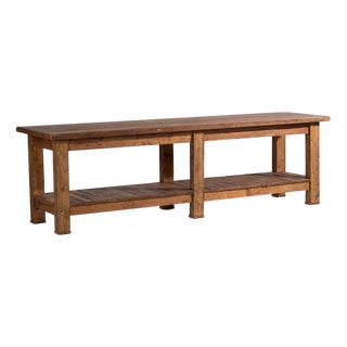 Solid Wood Table, 1920s For Sale
