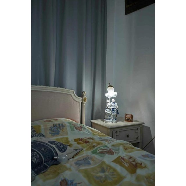 Italian Porcelain Table Lamp For Sale - Image 3 of 6