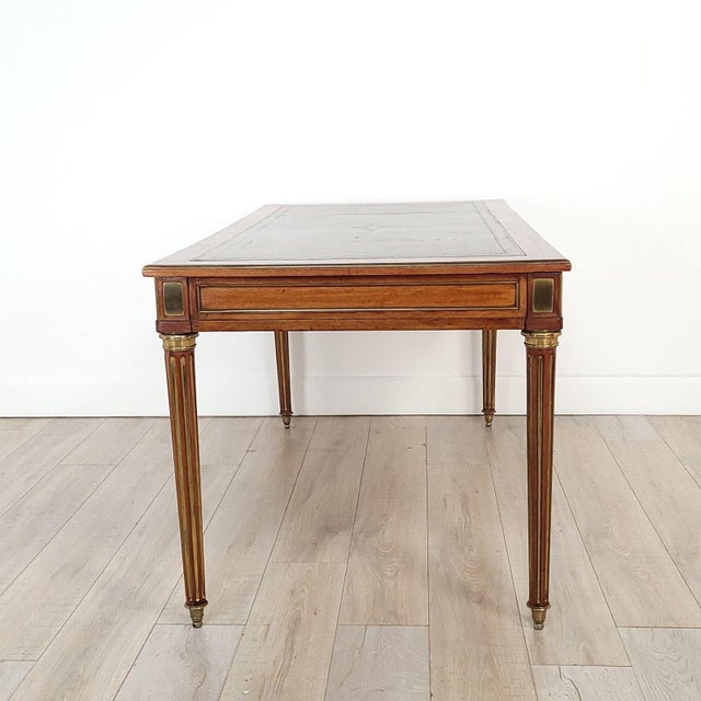 Wood Napoleon III Writing Table, France Circa 1850 For Sale - Image 7 of 12