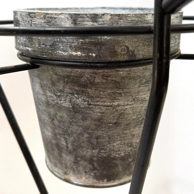 1950's Cowboy Lucky Horseshoe Plant Stands - Pair For Sale - Image 4 of 12