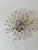 Hollywood Regency Starburst Plafonnier in Gilt Metal and Crystal, 1980s-1990s For Sale - Image 6 of 18