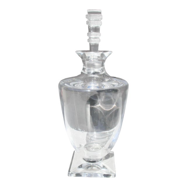 Lalique Argos Crystal Decanter Vintage 20th Century For Sale