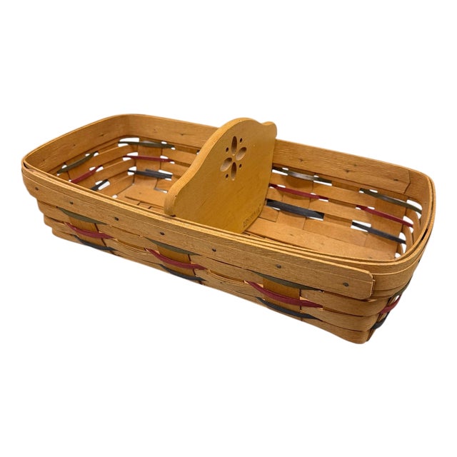 Longaberger Divided Bread Cracker Basket For Sale