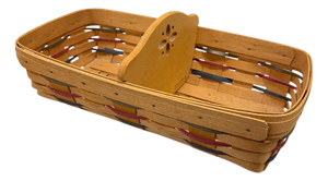 Longaberger Divided Bread Cracker Basket